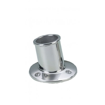 Talamex Stainless Steel Deck Mount Angled Flagpole Holder